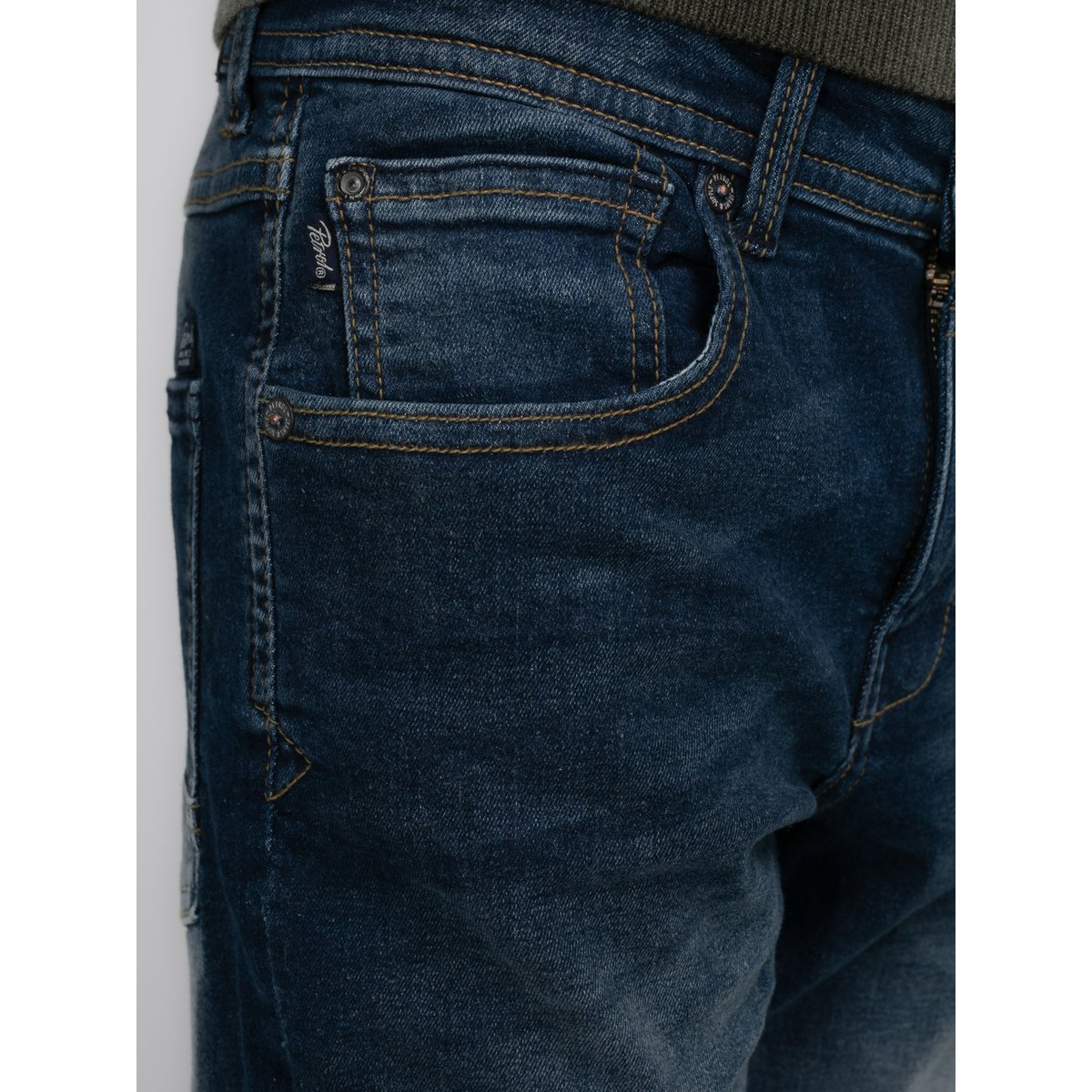 Jean coupe semi-slim starling siku bleu dark used, PETROL INDUSTRIES