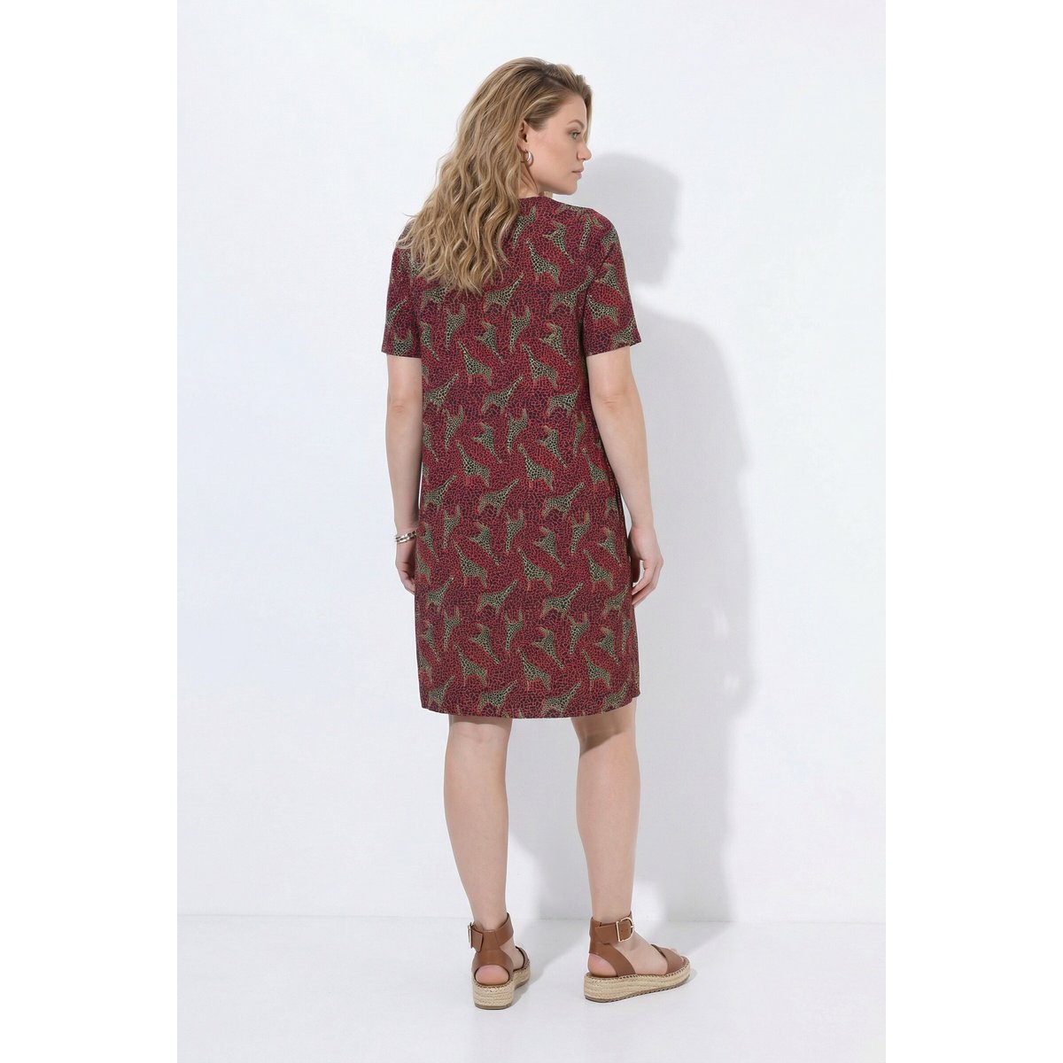Robe motif zébré terre, ULLA POPKEN