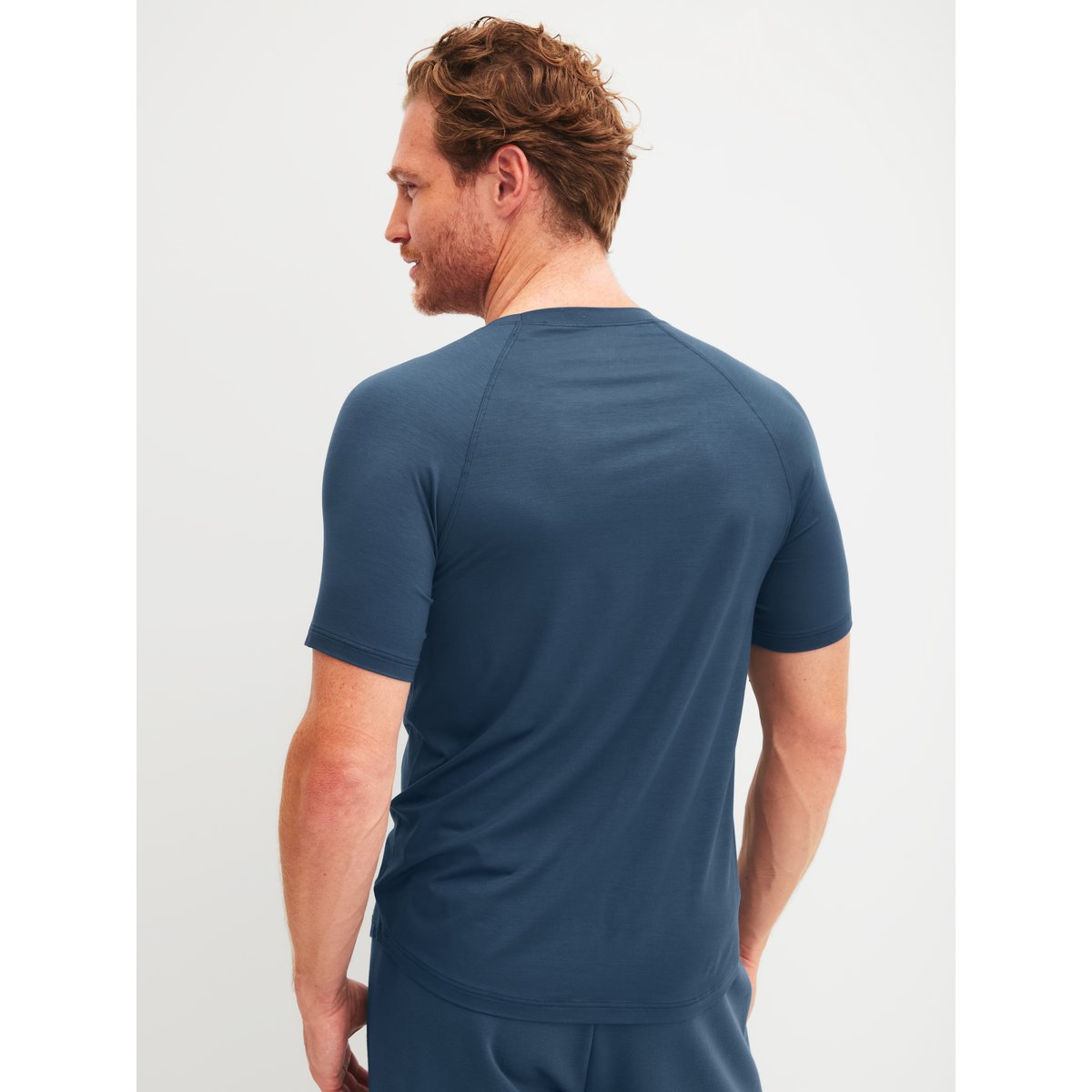 T-Shirt à manches courtes manches courtes Modal BALANCED DAY dark denim, CALIDA