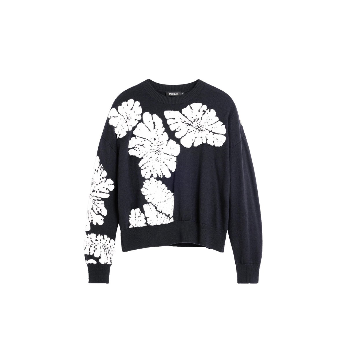 Pull jacquard M. C. Lacroix noir, DESIGUAL