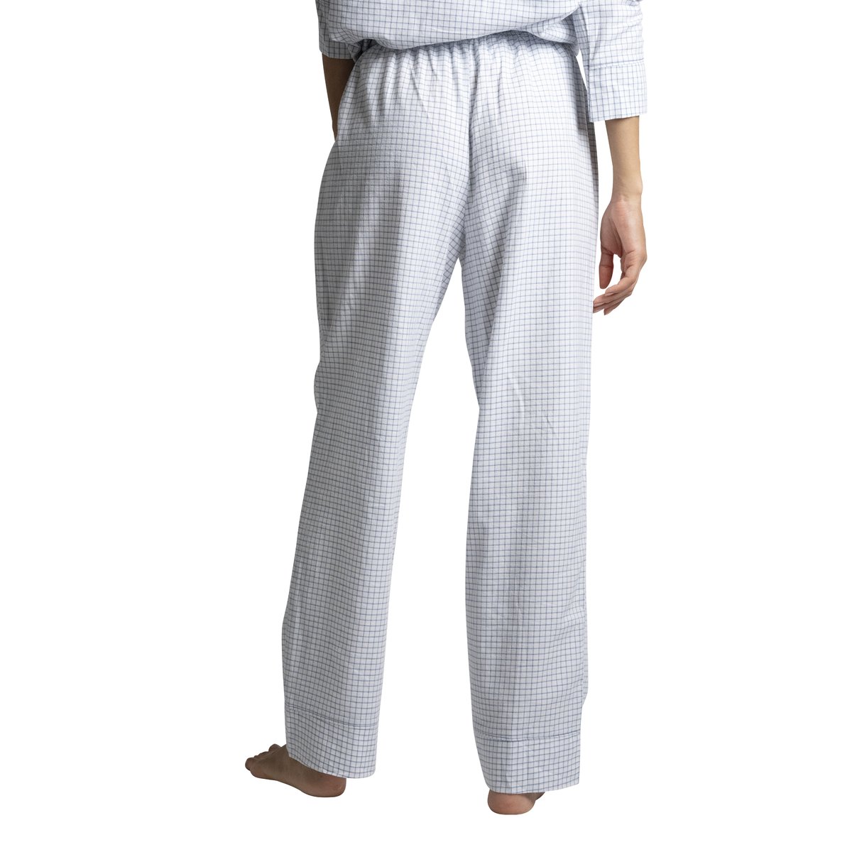 Bas de pyjama long AUDREY blanc/bleu, PASSIONATA
