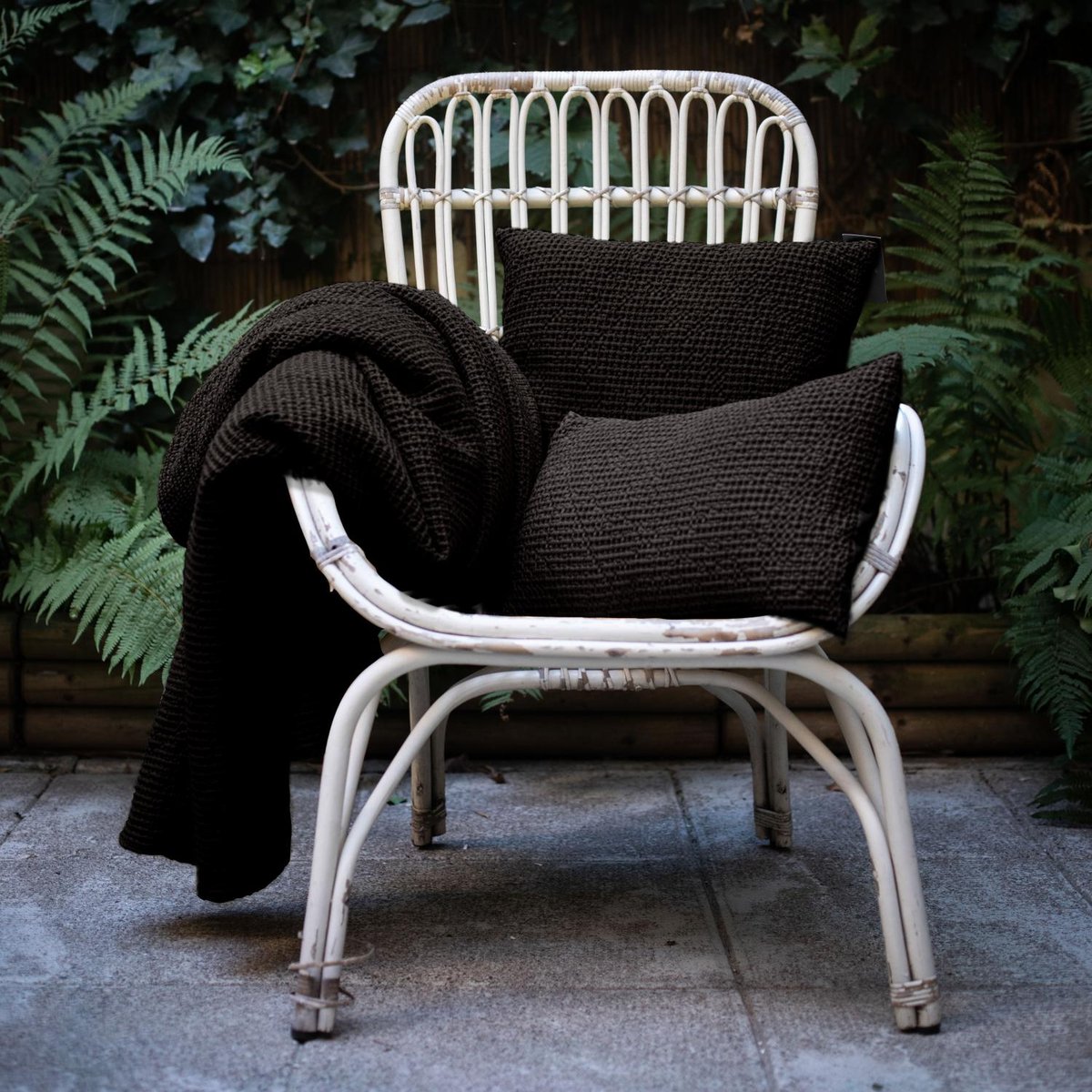 Coussin Maia carbone, VIVARAISE