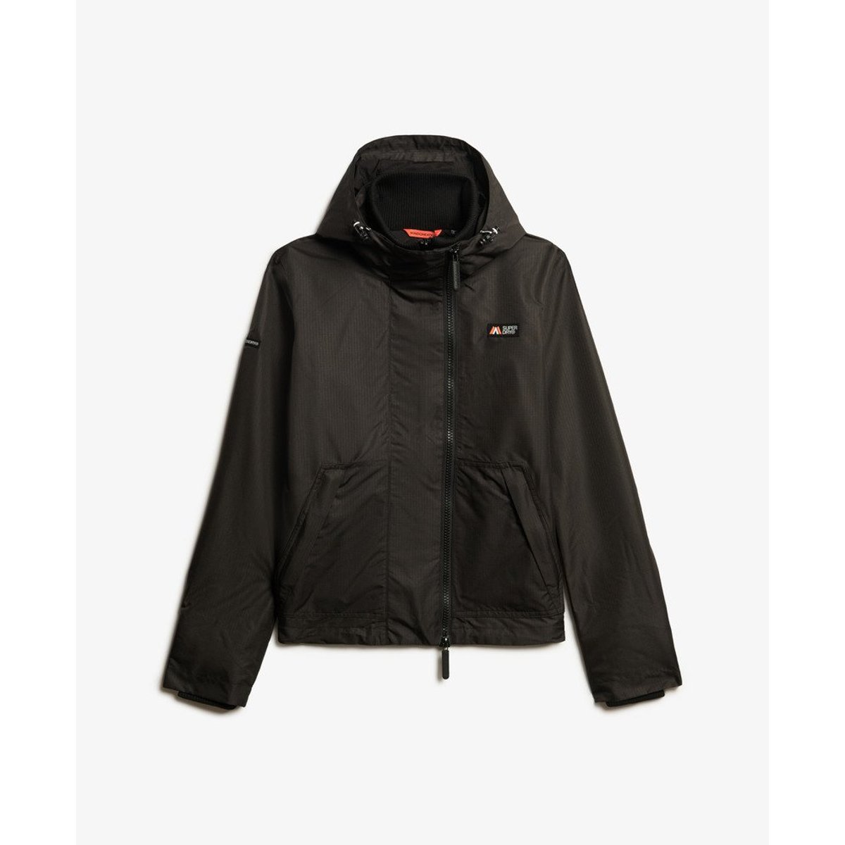 Veste à capuche Mountain Windbreaker noir, SUPERDRY