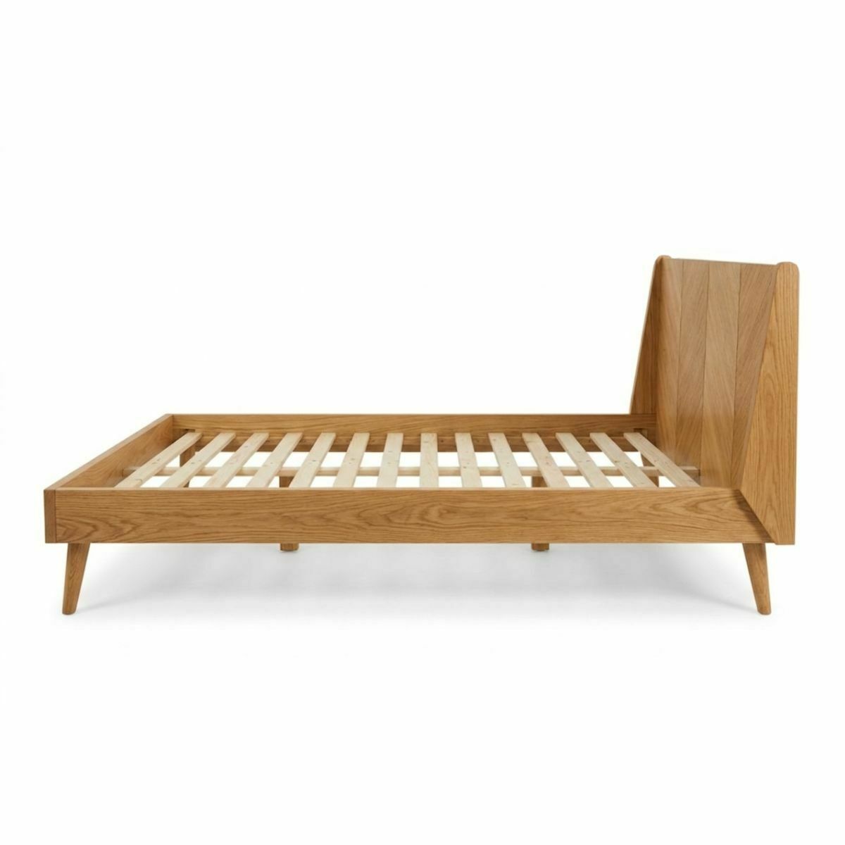 Pack lit 2 places Bois massif ISLA noisette, AKITEN RETAIL