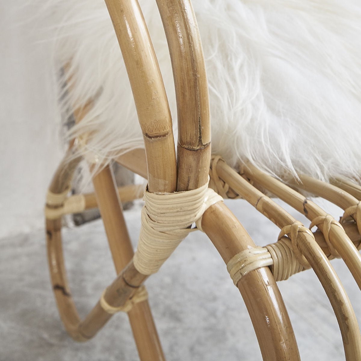 Fauteuil en rotin  PAOLA naturel, BERAH GETAH