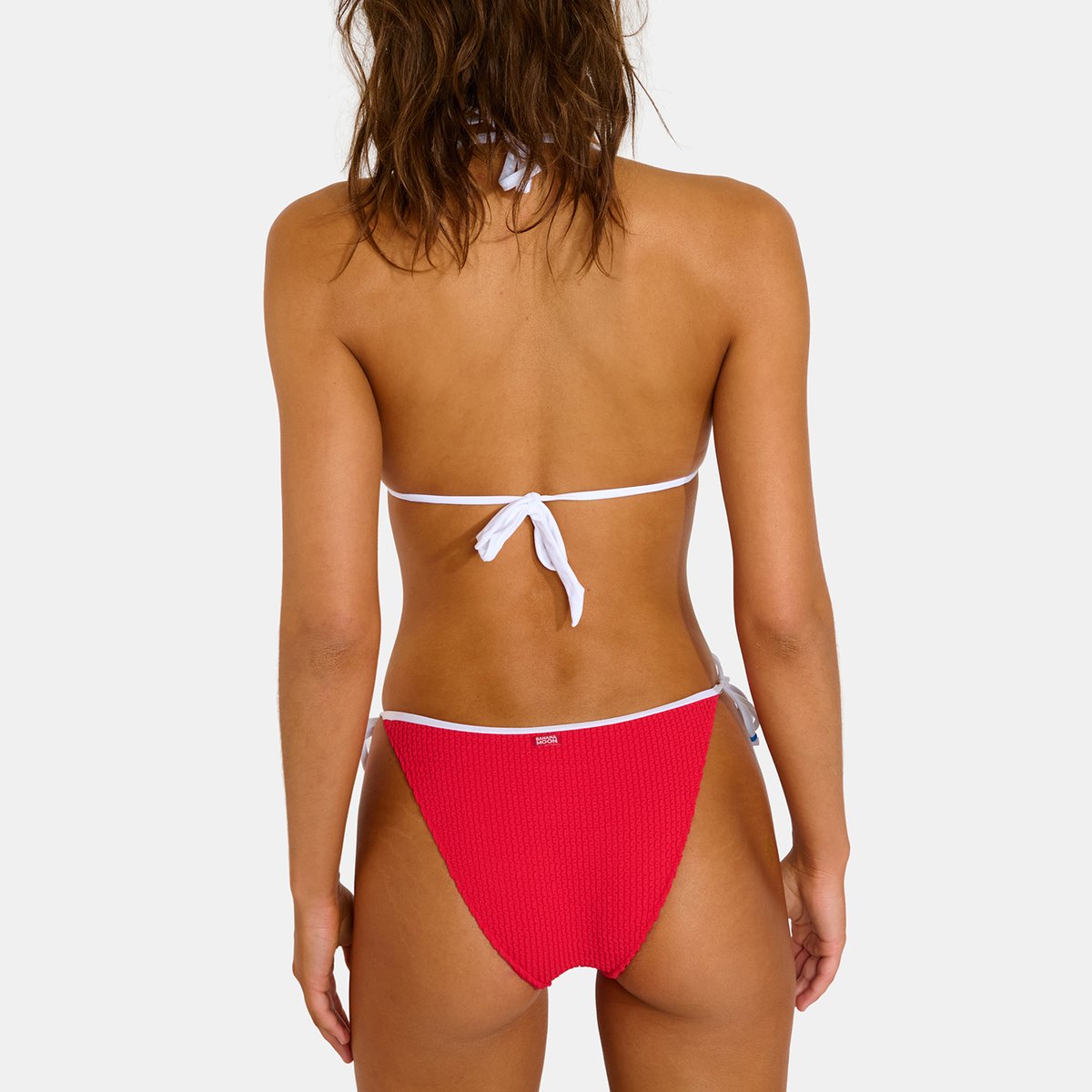 Haut de maillot triangle Kimo - POPSAIL rouge, BANANA MOON