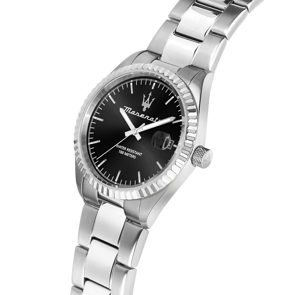 Montre Analogique COMPETIZIONE argenté noir argenté, MASERATI
