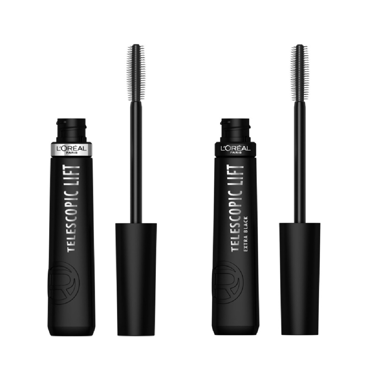 Lot de 2 Mascara Telescopic Lift noir, L'OREAL PARIS