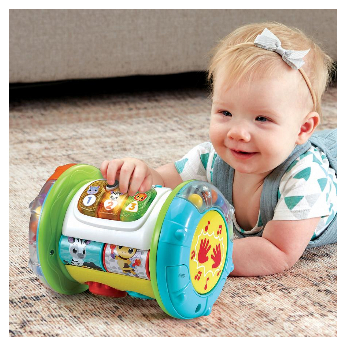 Magi rouleau tam-tam 3 en 1 couleur unique, VTECH