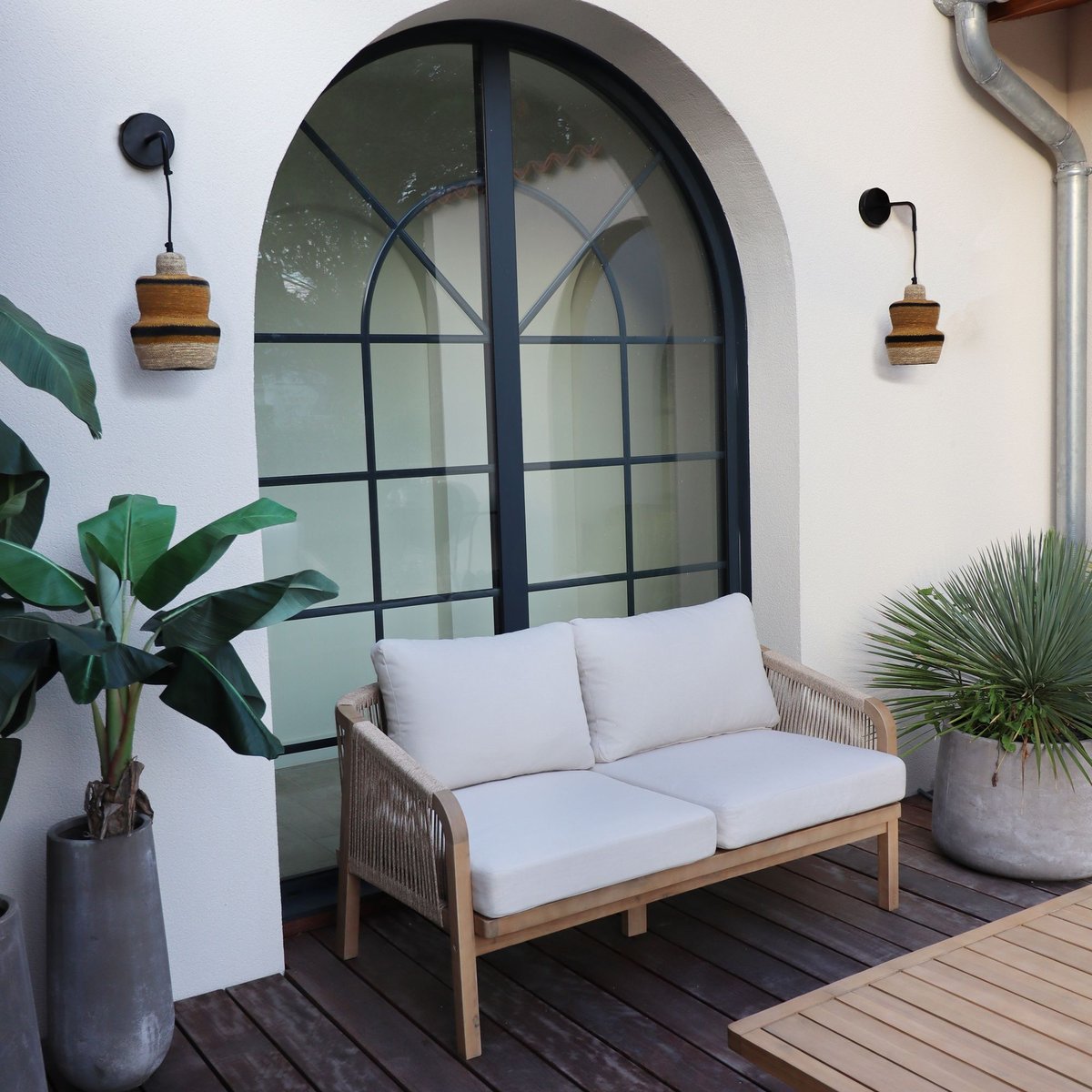 Applique en jonc de mer, ANTIGUA naturel, NOW'S HOME
