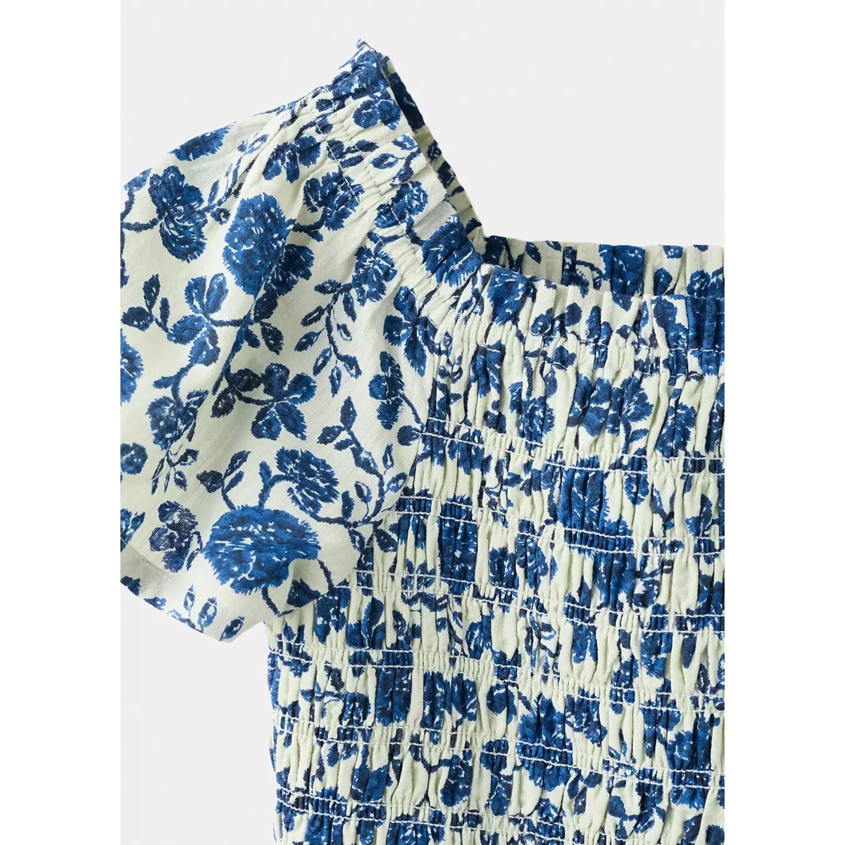Combi-pantalon à fleurs vert d´eau, MANGO KIDS
