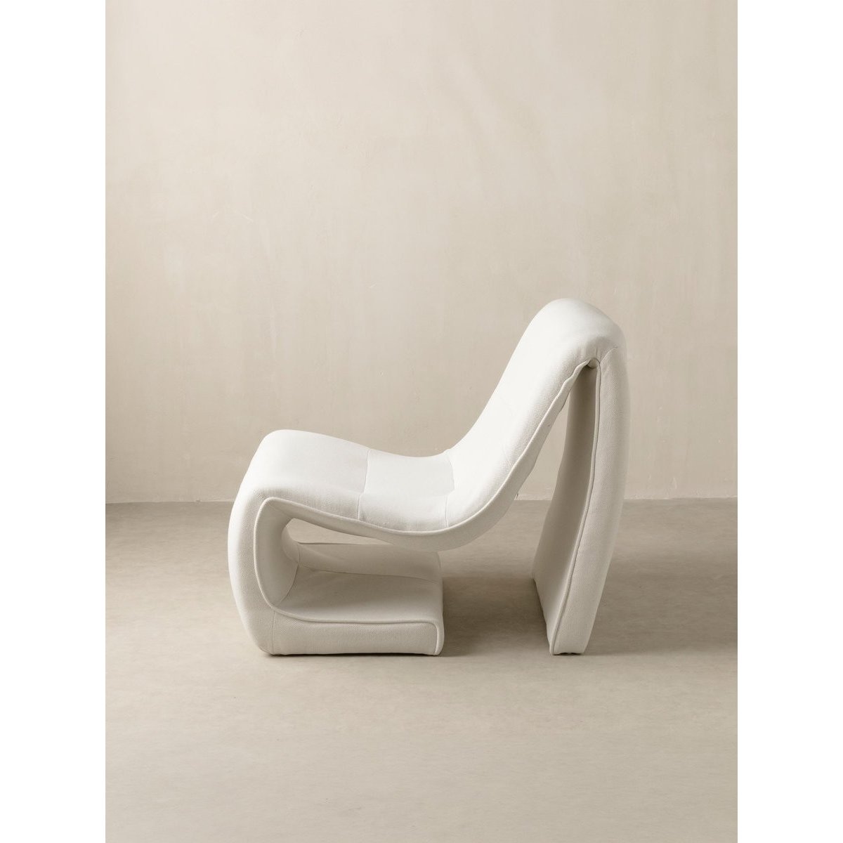Fauteuil Rembourrée - LYLE blanc, KENAY