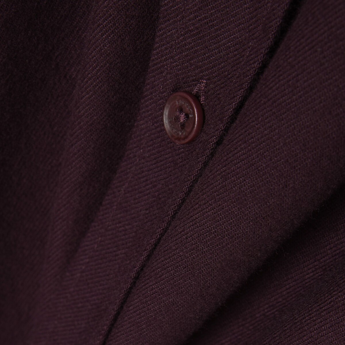 Chemise en flanelle, Regular Fit bordeaux, LACOSTE