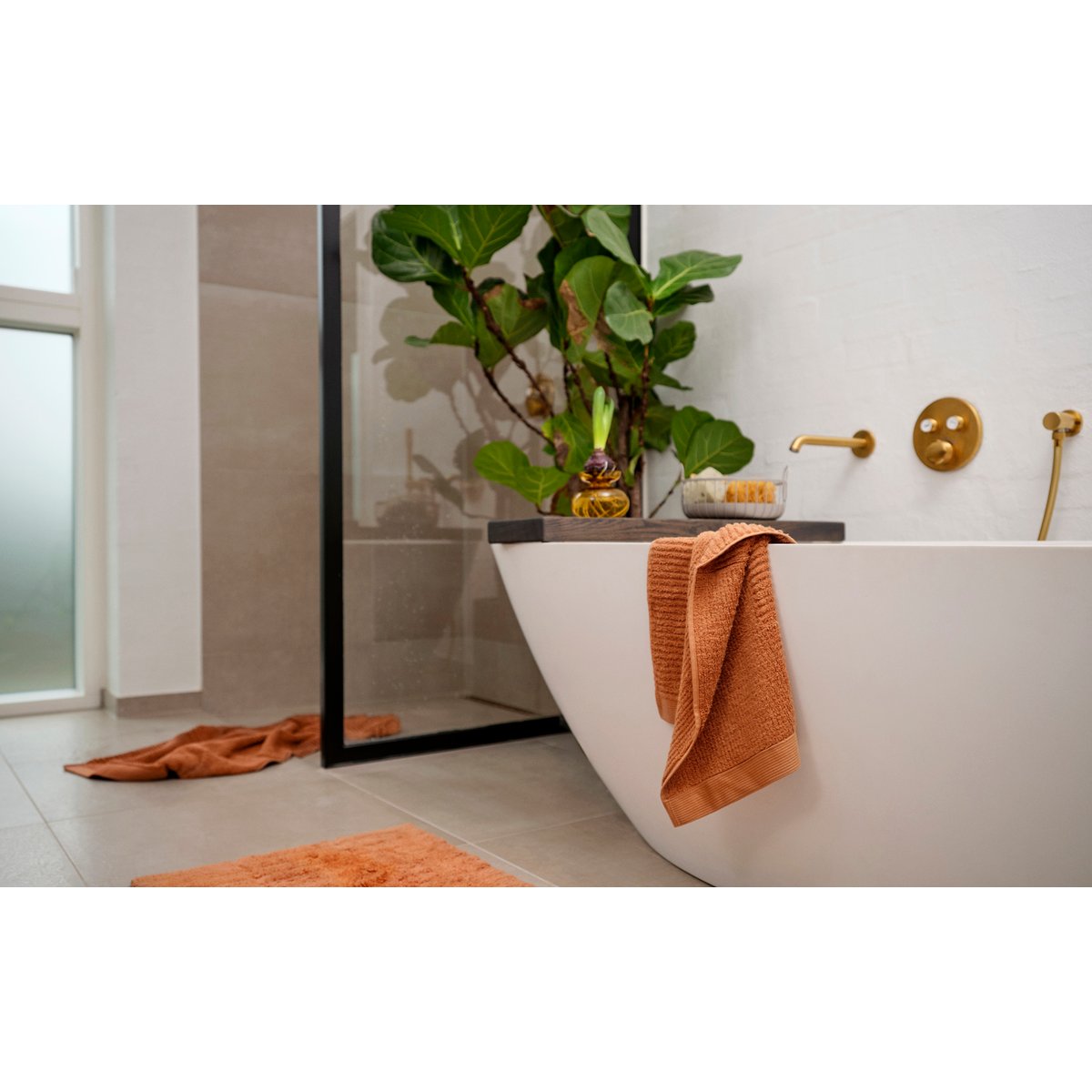 Serviette CLASSIC mandarine, ZONE DENMARK
