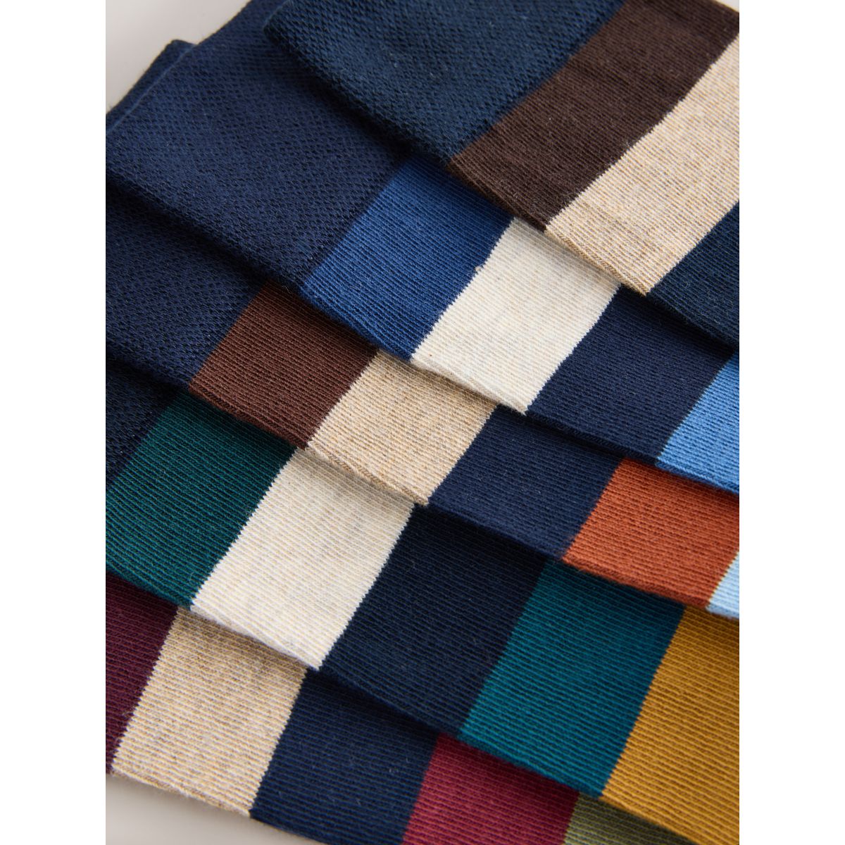 Chaussettes confortables et rembourrées bleu/rouge/vert, NEXT