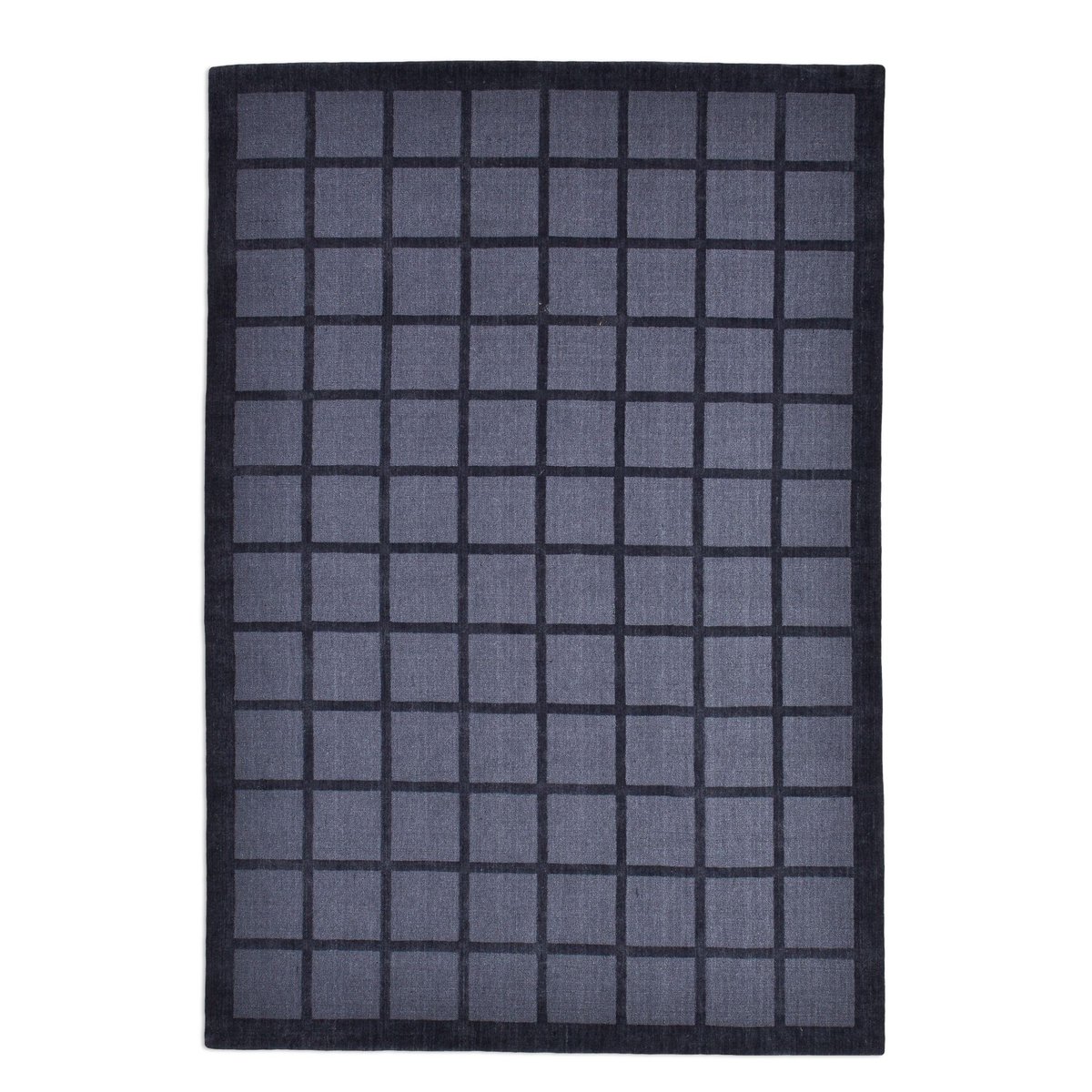 Tapis tufté Taimur à motif géométrique, laine gris, THEKO