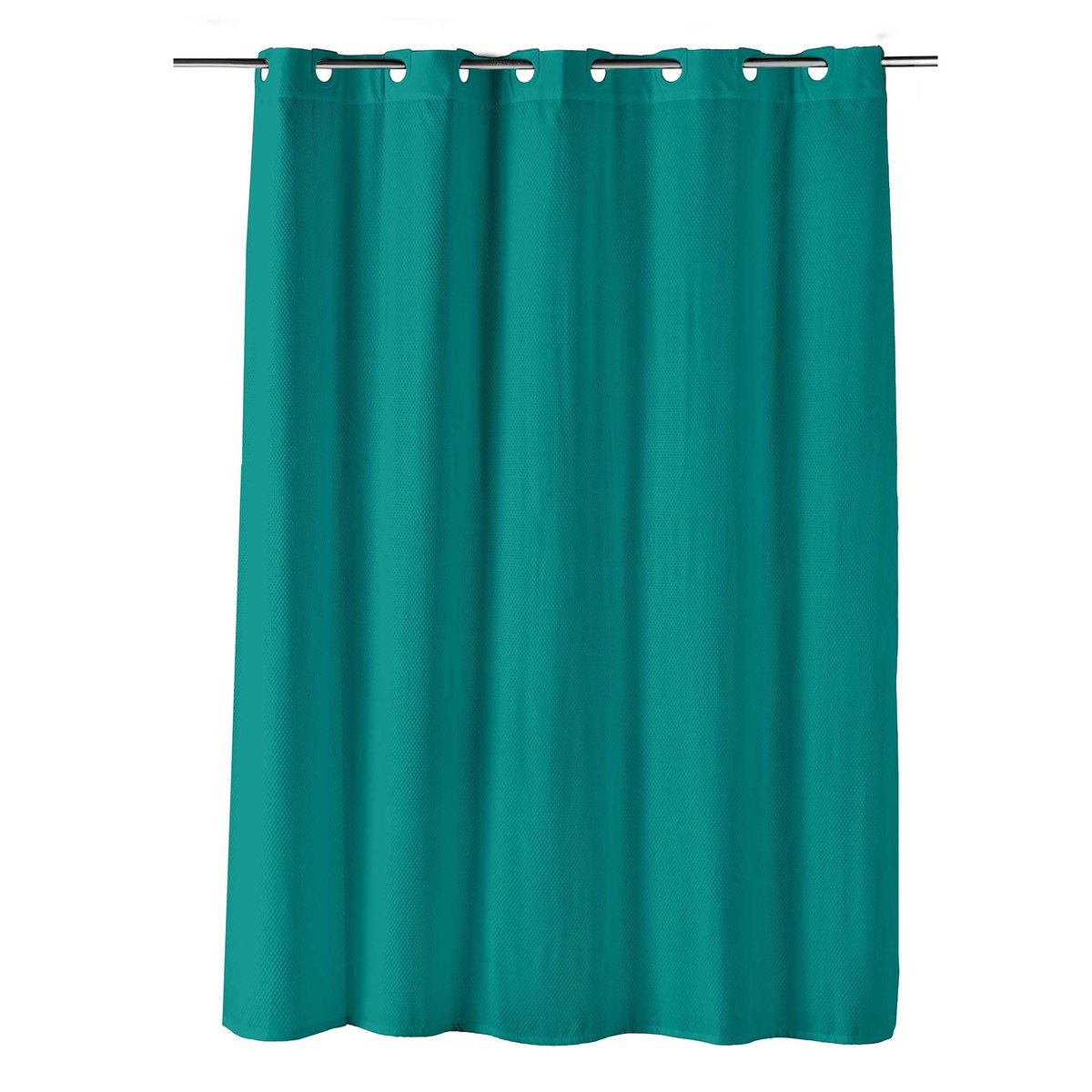 Rideau de douche clipsable 180 x 200 cm Dotty emeraude emeraude, EDEN