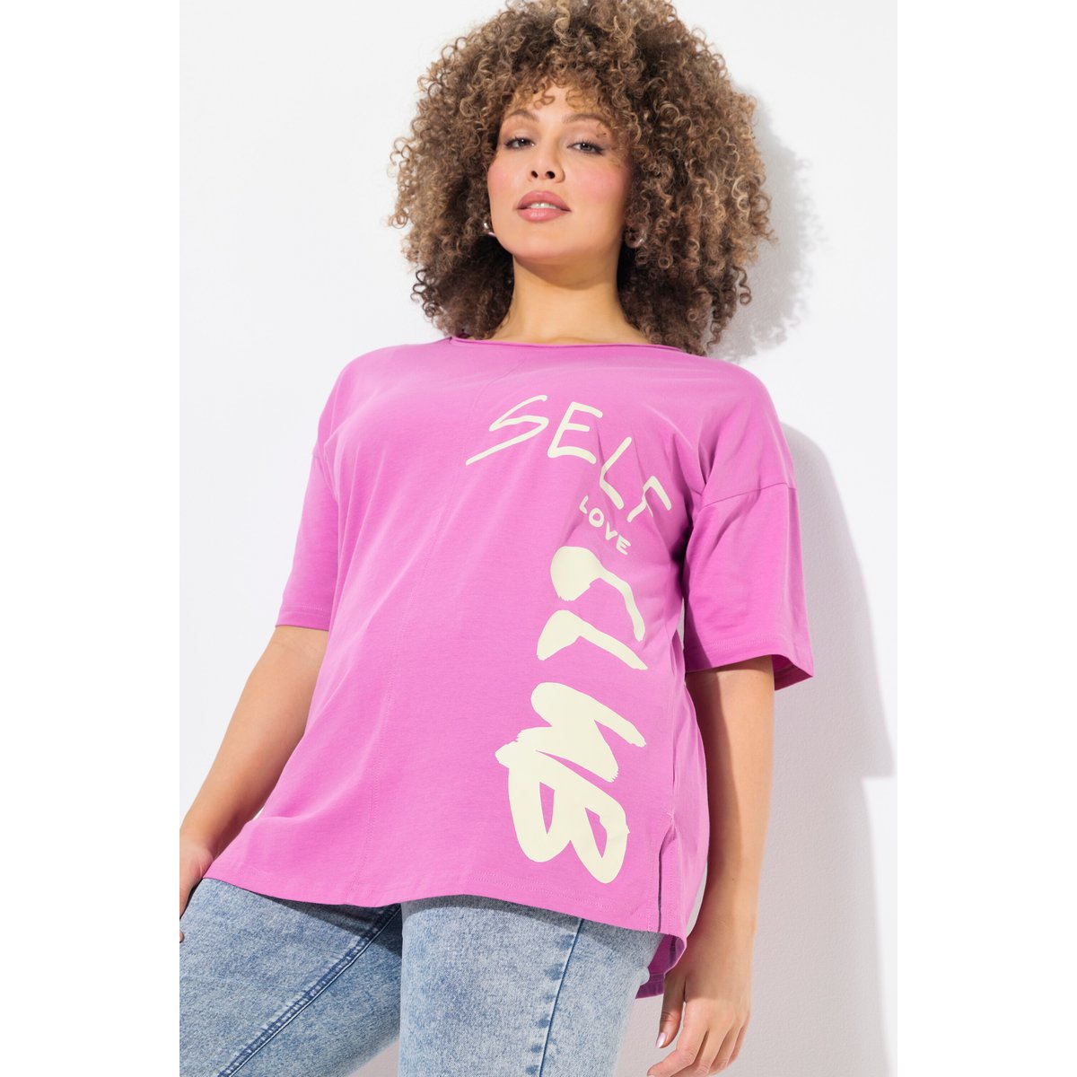 T-shirt oversize rose frais, ULLA POPKEN