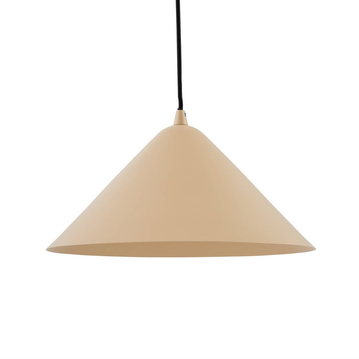 Suspension en métal moderne, Clarine beige, LINDBY
