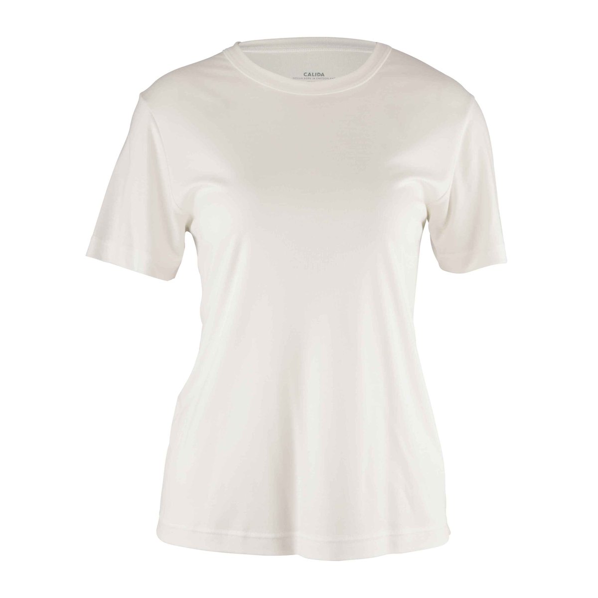 T-Shirt à manches courtes, Cradle to Cradle Certified® manches courtes Coton LOUNGE & RELAX blanc étoilé, CALIDA
