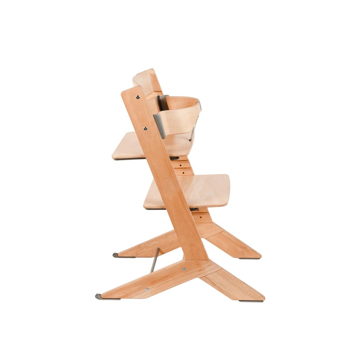 Tablette pour chaise haute NALA - fixation clic, hêtre - Noir multicolore, GEUTHER