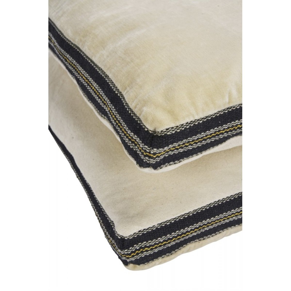 Matelas d'assise velours coton multicolour, MADAM STOLTZ
