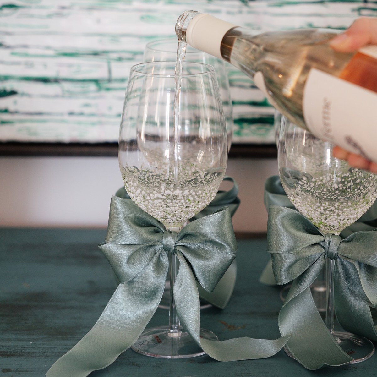 Lot de 4 verres à vin, CONFETTI autres, KARE DESIGN