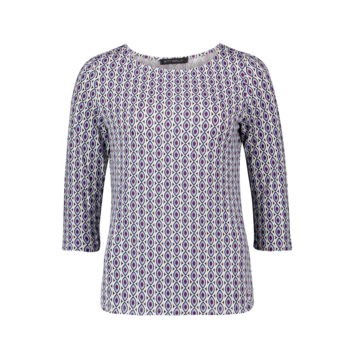 T-shirt basique à encolure bateau red/blue, BETTY BARCLAY