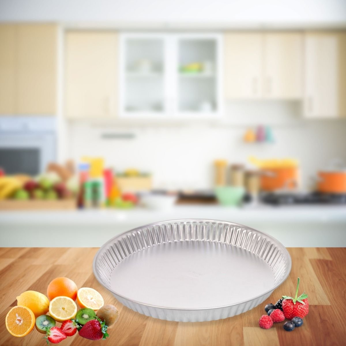 Lot de 2 moules à gâteaux 30/30 cm en fer CLASSICS gris, DR OETKER