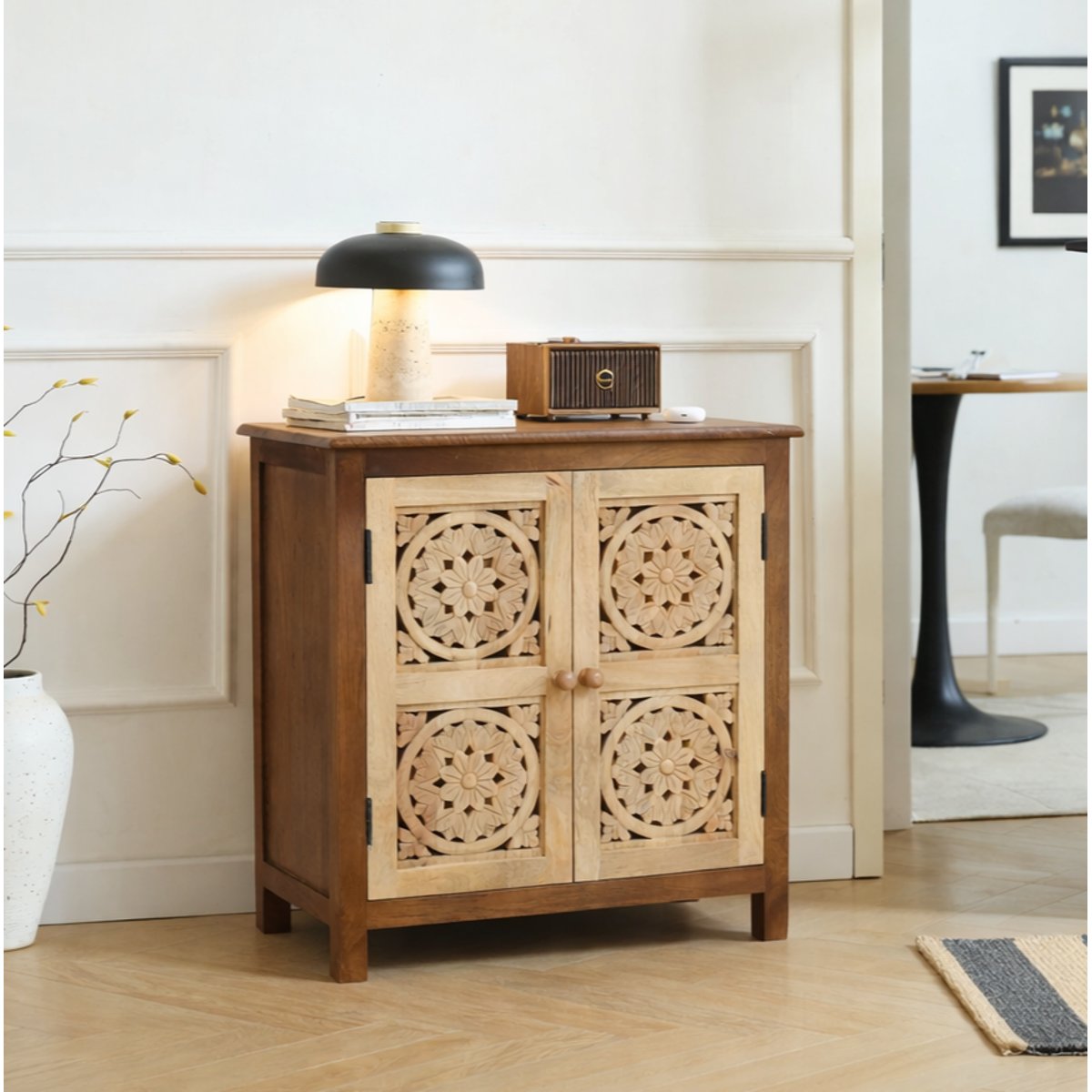 Buffet meuble de rangement, bois de manguier, CHENNAI marron, NORDLYS