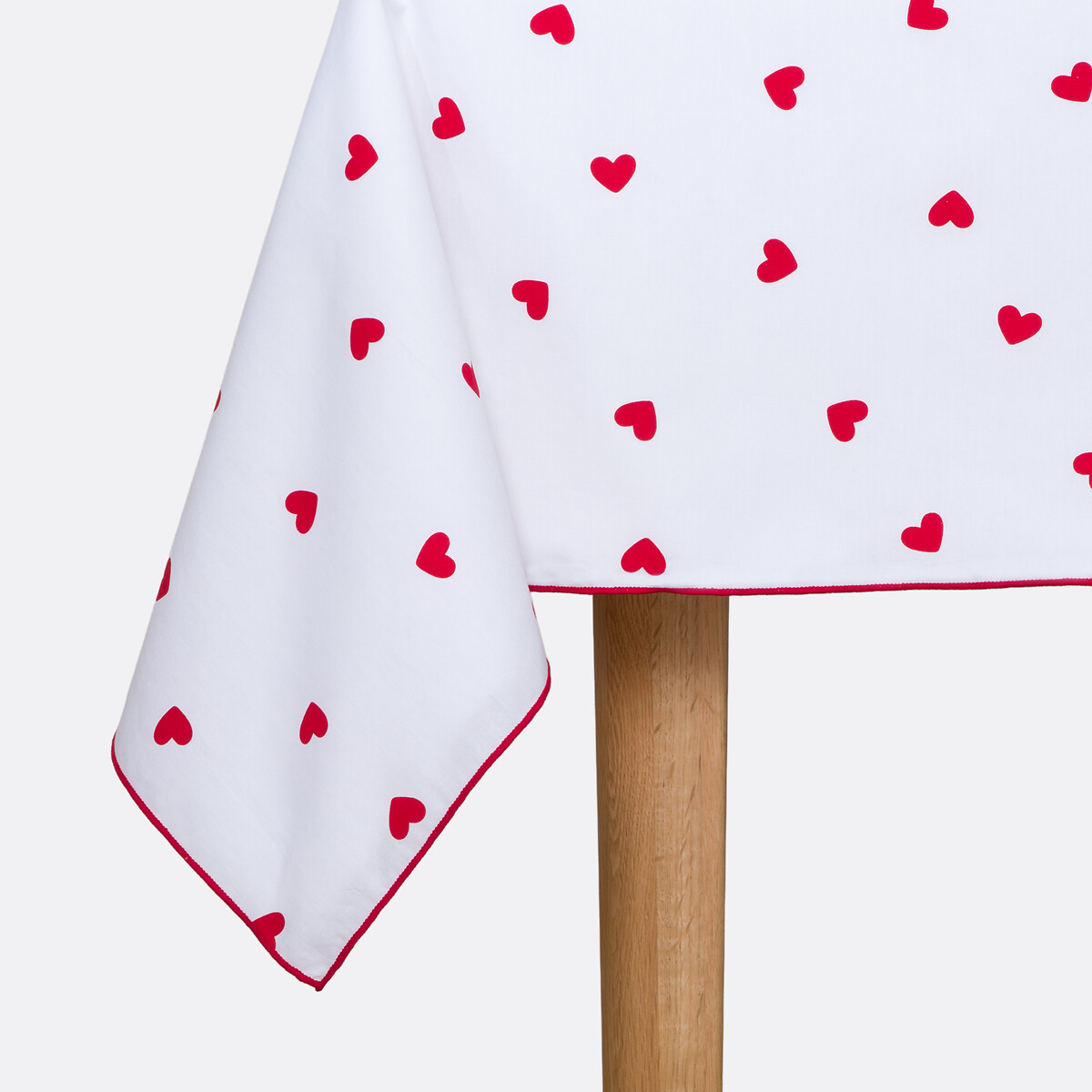 Nappe en coton, imprimé cœurs, SCACCO imprimé coeurs, LA REDOUTE INTERIEURS