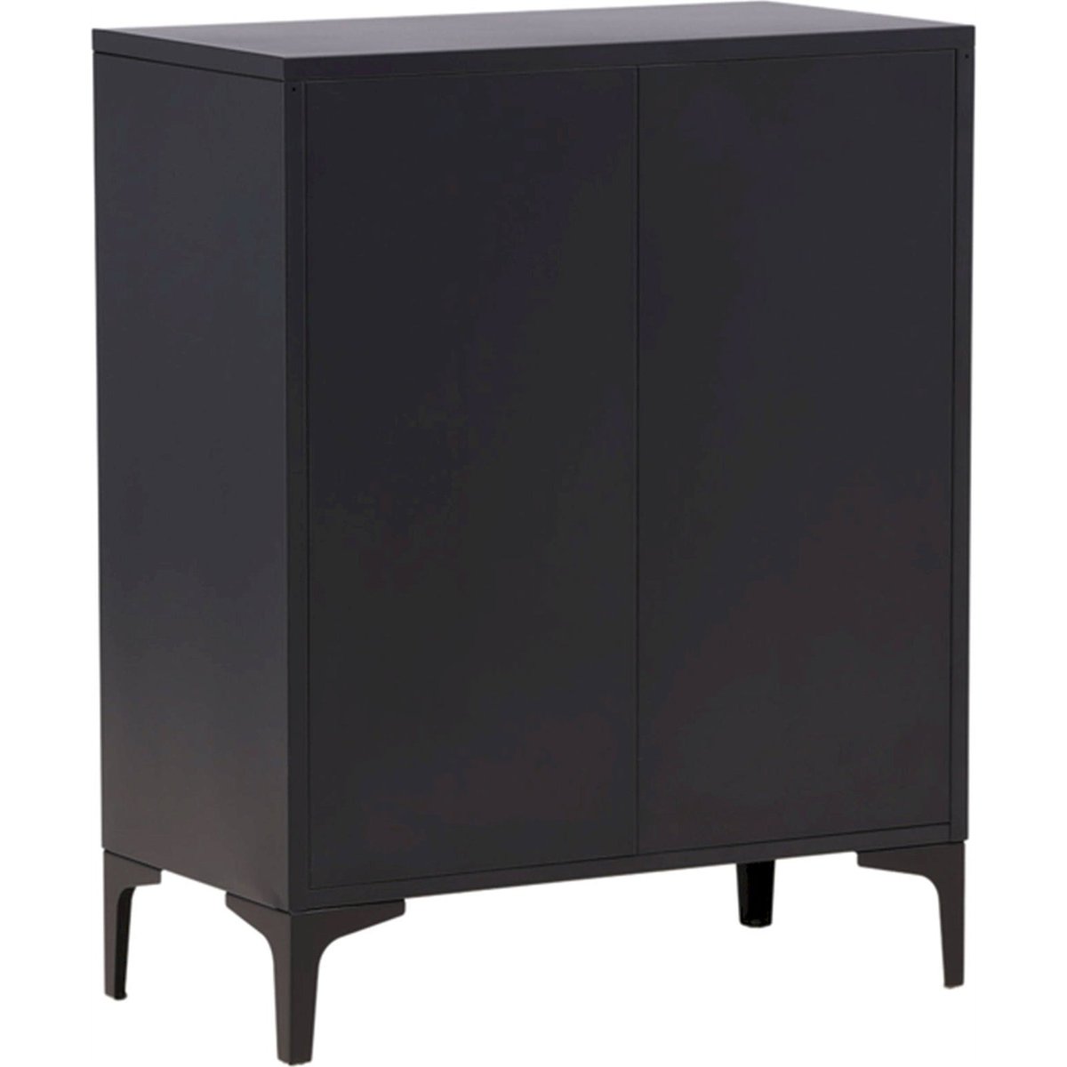 Commode en métal 4 tiroirs collection PIRING noir, RECOLLECTION