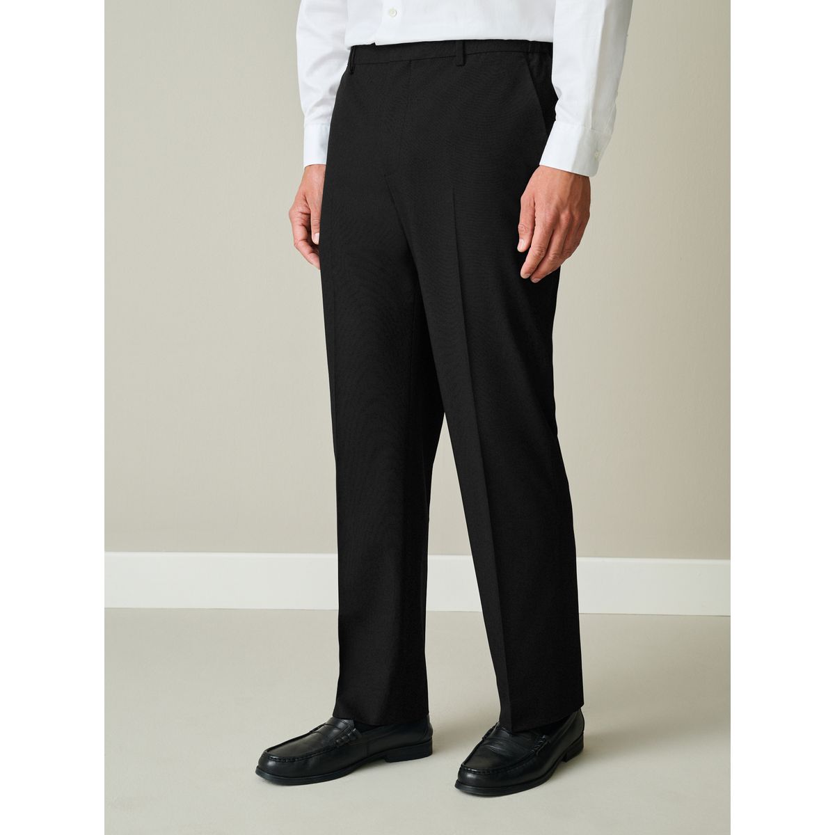Pantalon élastique habillé motionflex noir, NEXT