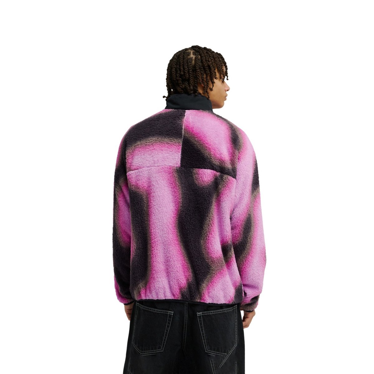 Polaire zippée en sherpa LYNX. rose offscale lilac, DC SHOES