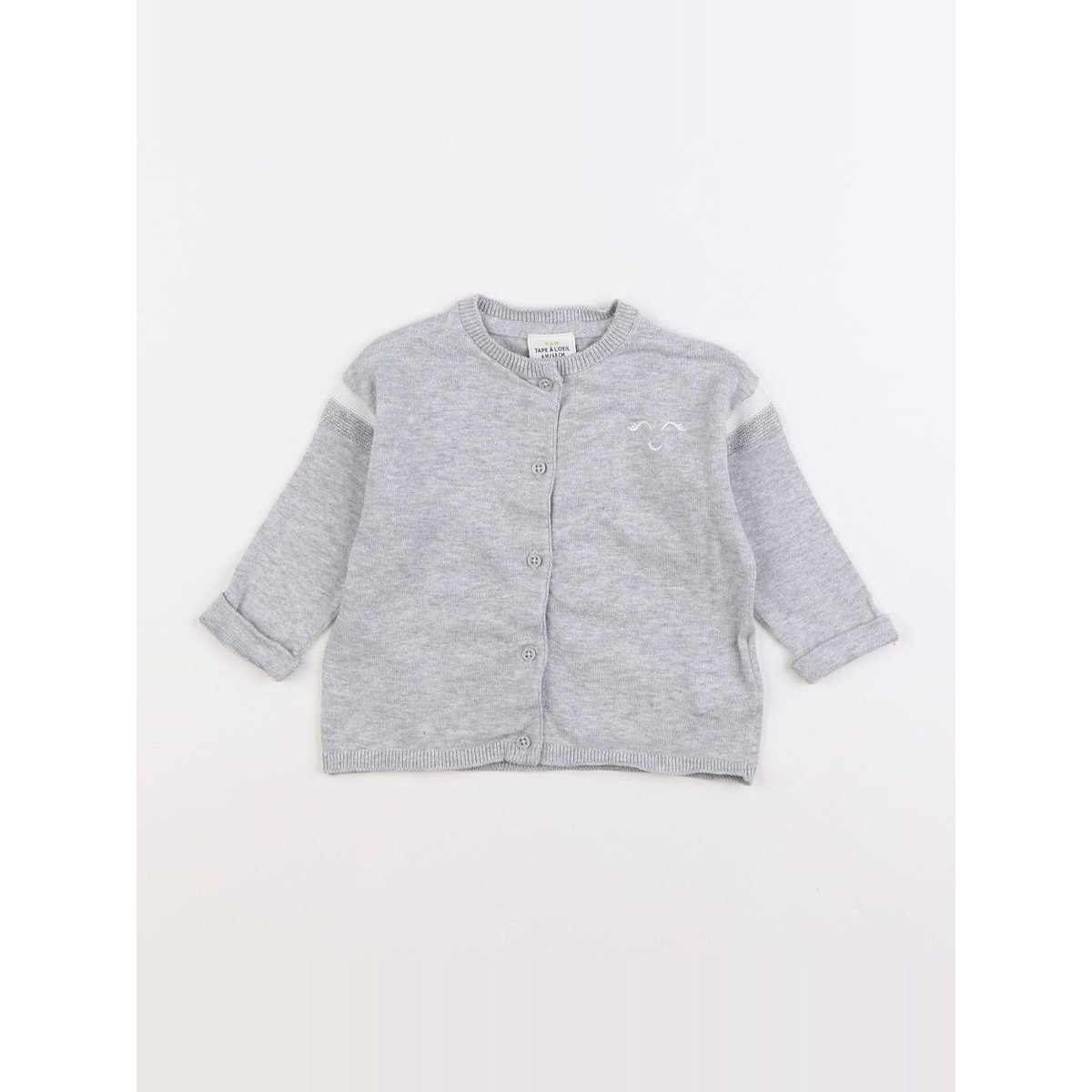 Gilet - Très bon état gris, TAPE A L'OEIL