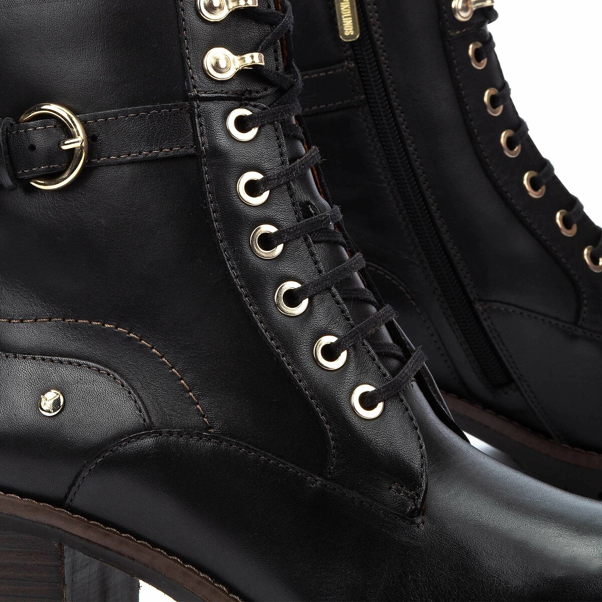 Bottines cuir Llanes noir, PIKOLINOS