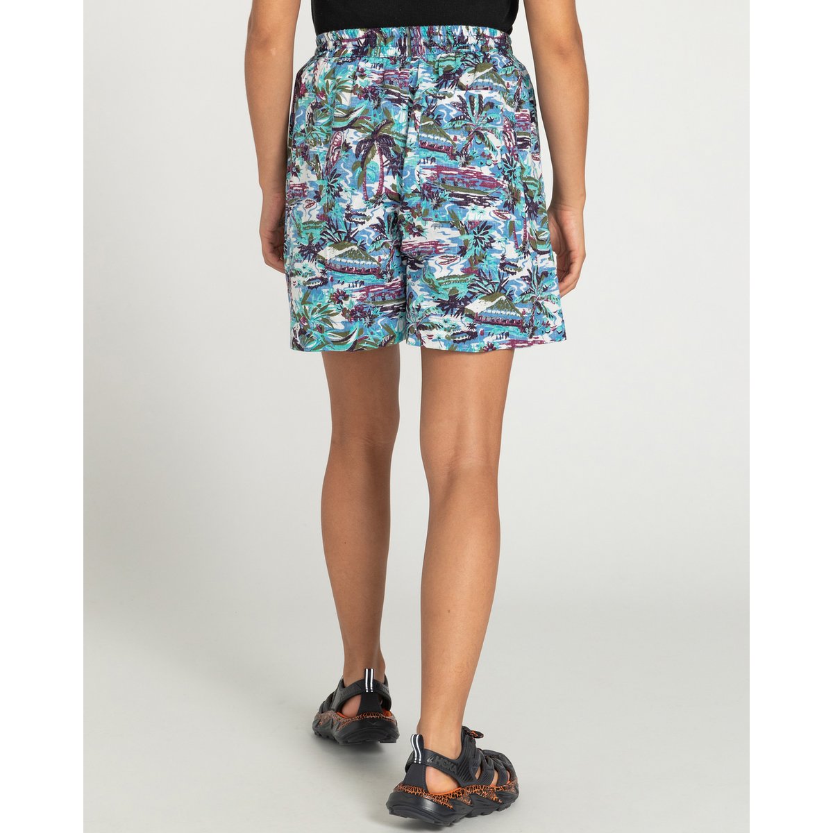 Short taille élastique VOLLEY bleu rivers blue, ELEMENT