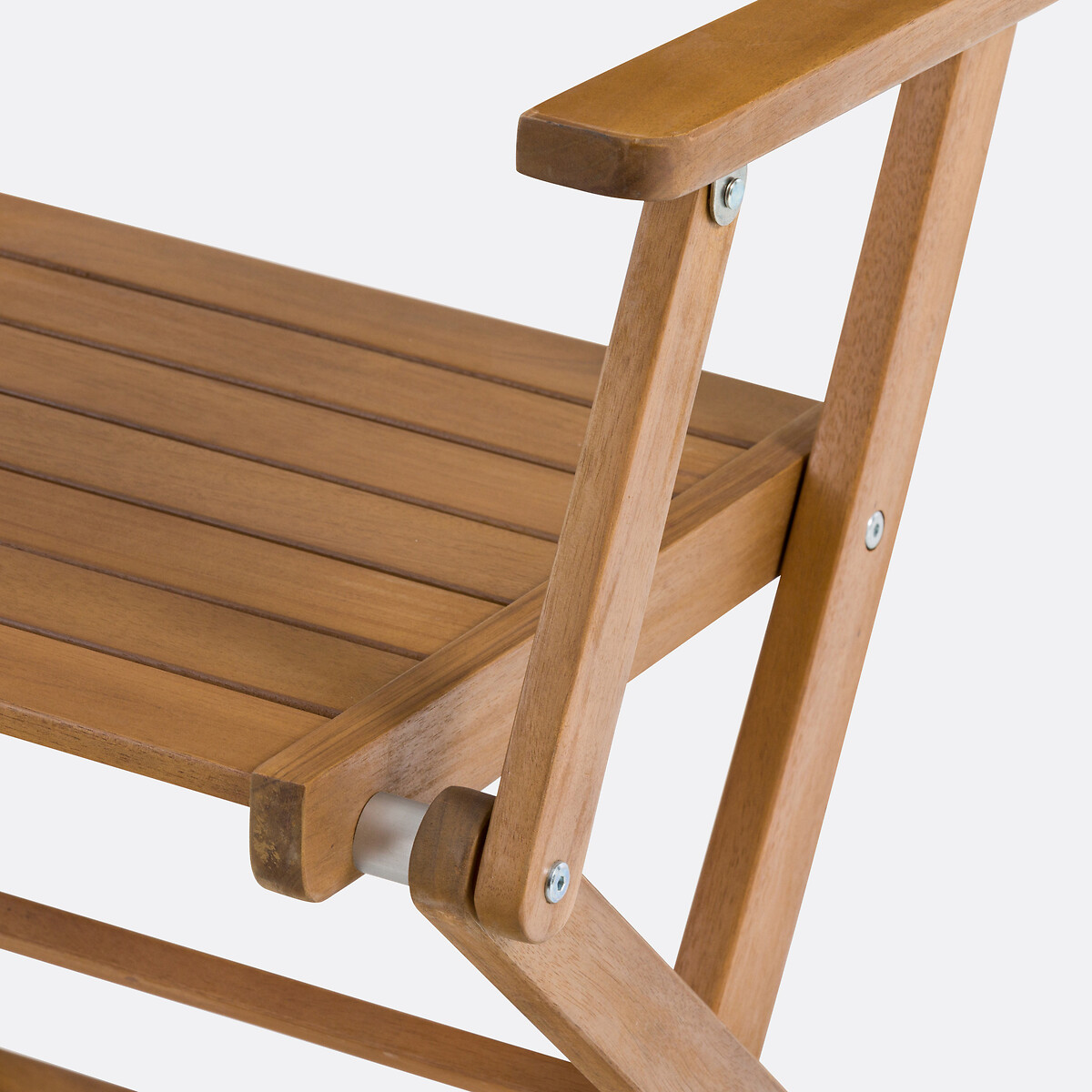 Lot de 2 fauteuils de jardin en acacia, Napli acacia, LA REDOUTE INTERIEURS