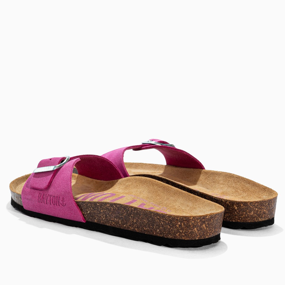 Sandales en cuir suédé ZEPHYR pink, BAYTON
