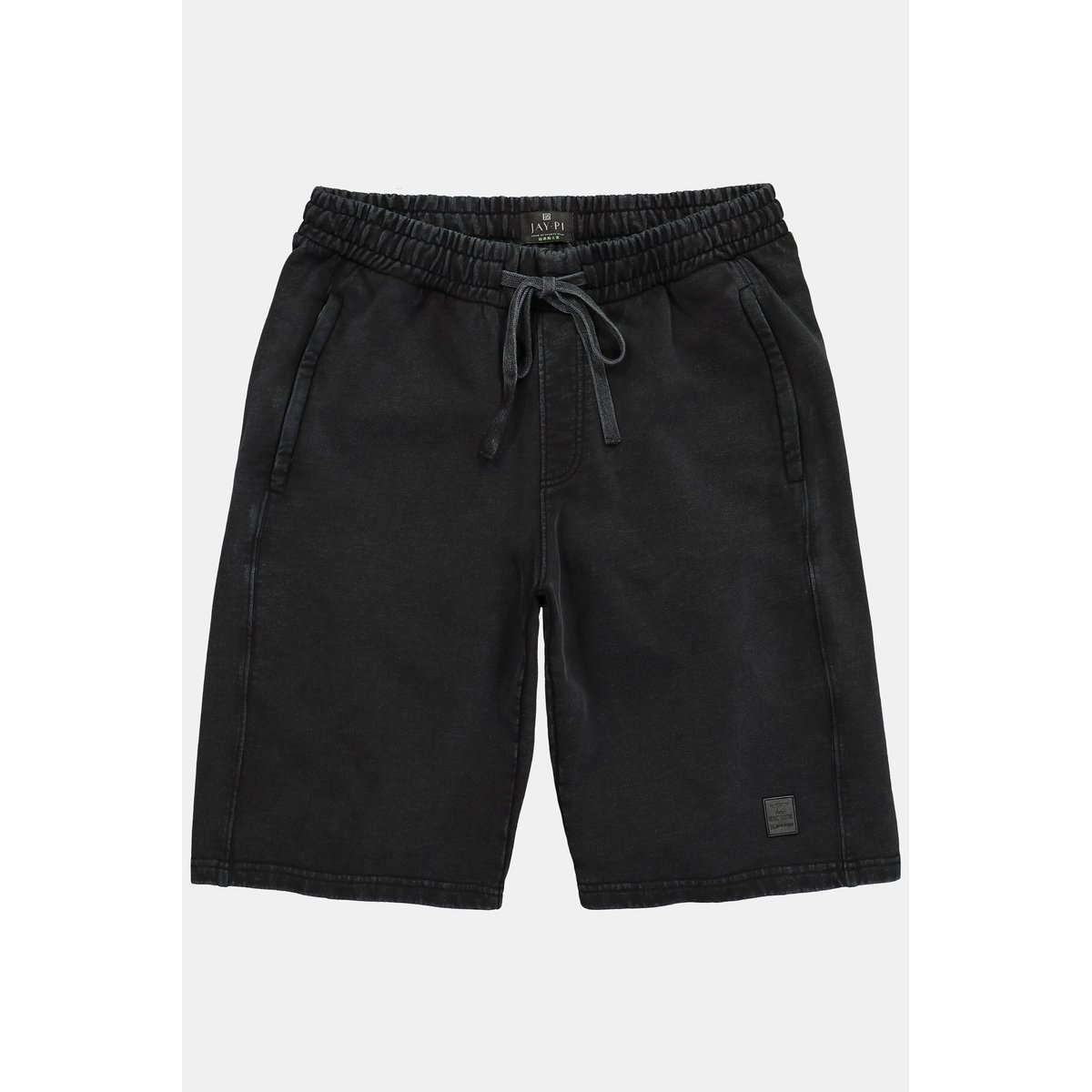 Bermuda en molleton, ventre confort noir, JP1880