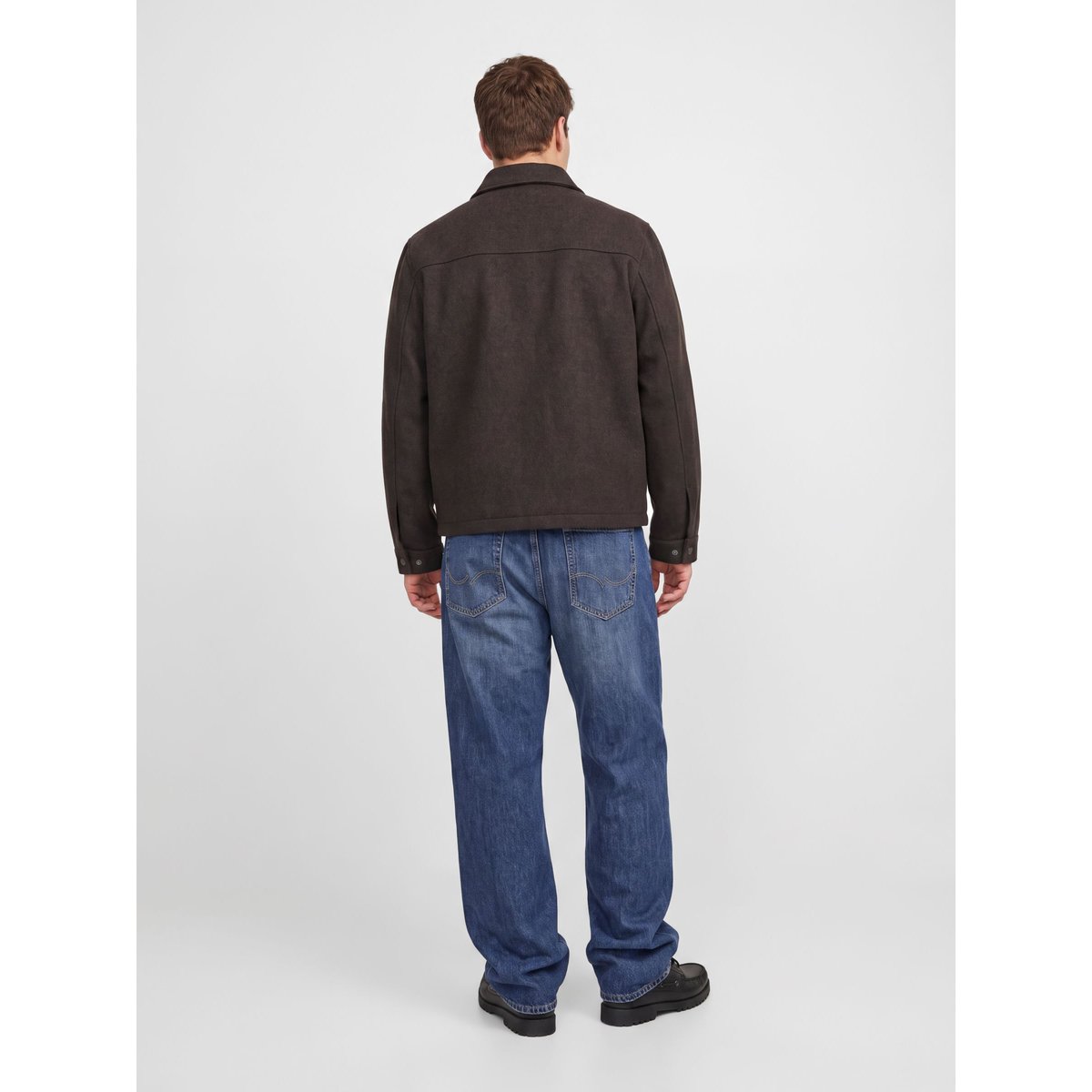 Manteau En Laine chocolate brown, JACK & JONES