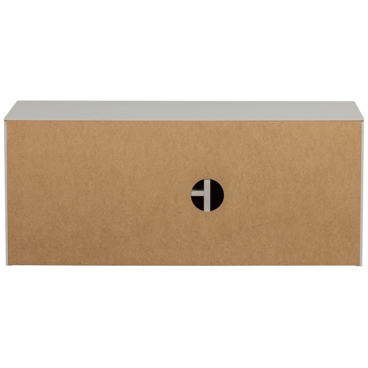 Meuble TV 2 portes en bois L108cm- SETTLE DOWN grège, VTWONEN