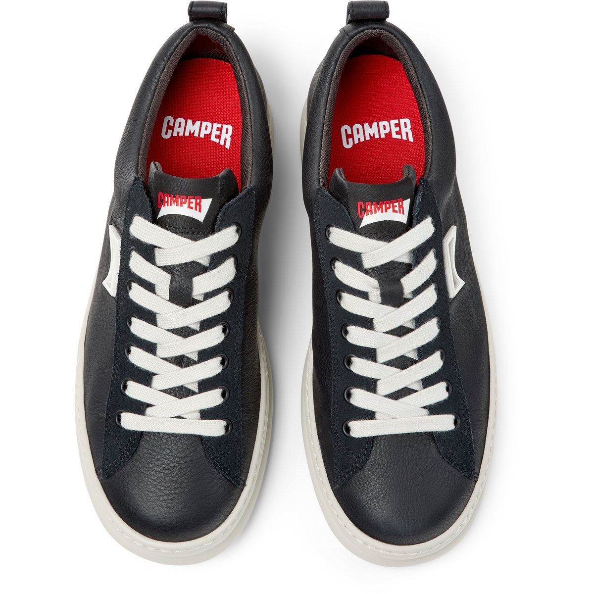 Baskets Runner Four Smooth Leather noir, CAMPER