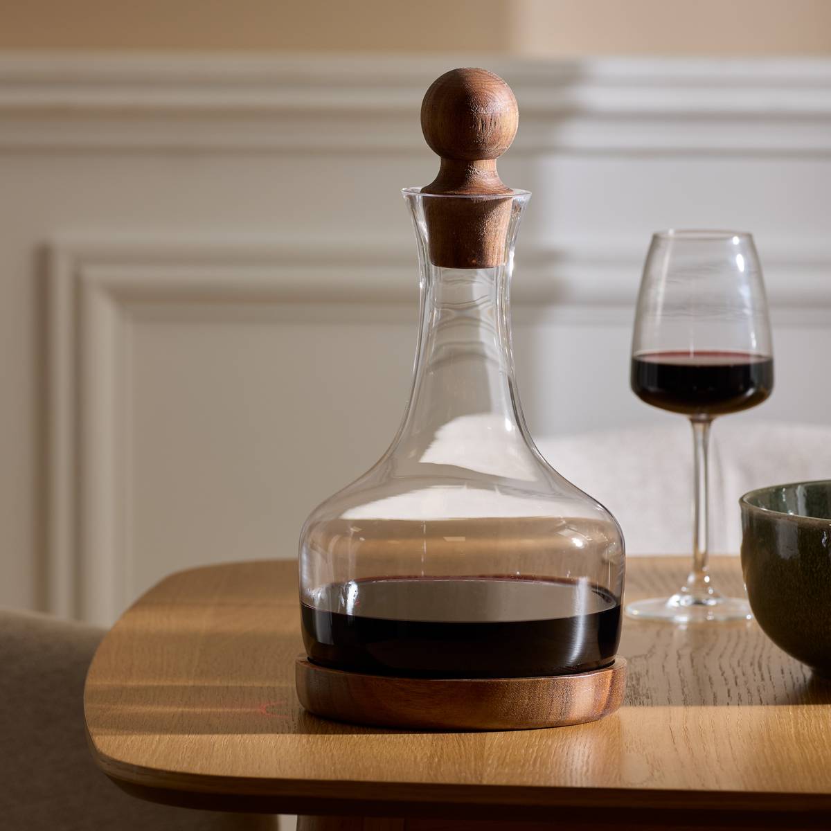 Carafe en verre JULES transparent, ATMOSPHERA