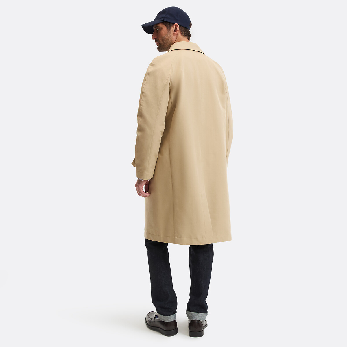 Trench direito com botões, Signature MATHIAS bege, LA REDOUTE COLLECTIONS