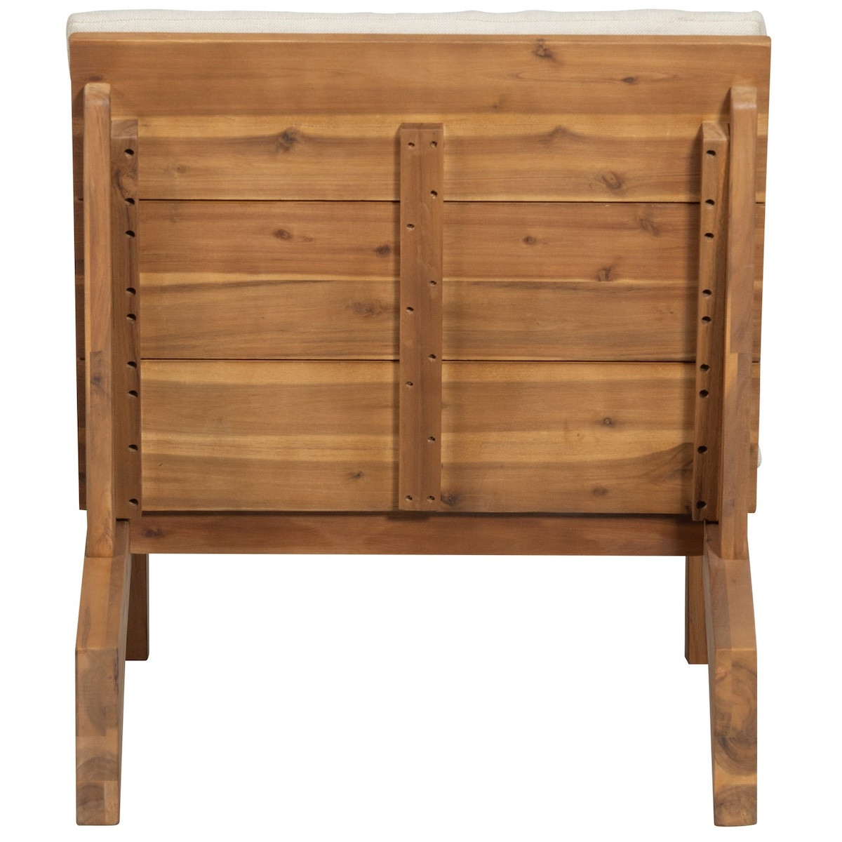 Fauteuil d'extérieur en bois avec coussin Kenai - KENAI {couleurmarketing}, WOOOD
