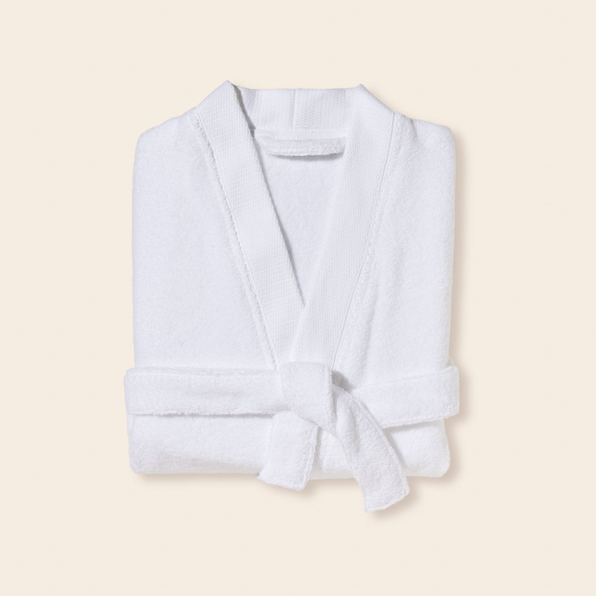 Peignoir De Bain en Peignoir kimono en éponge unie NARUMI blanc, MADURA
