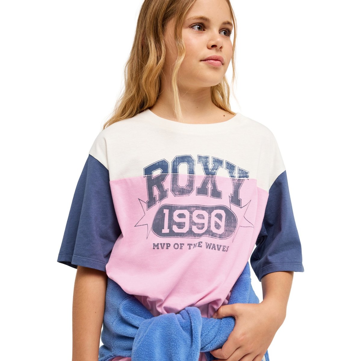T-shirt ample à manches courtes SNOW STARLIGHT. blanc coconut milk, ROXY