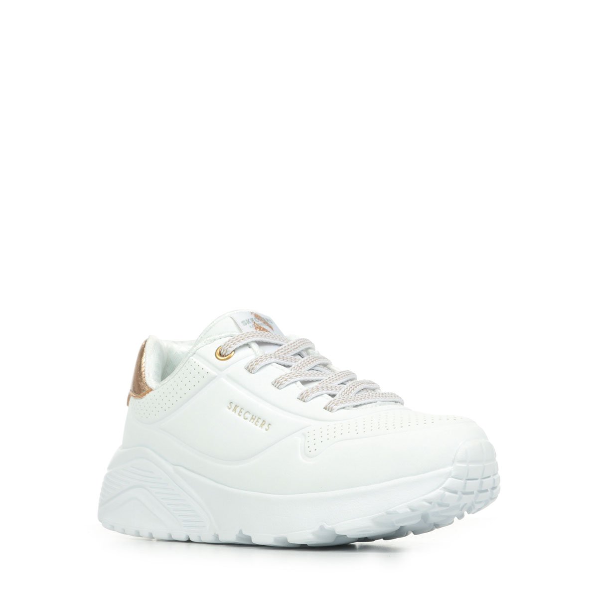Baskets UNO LITE METALLIC MODE white, SKECHERS