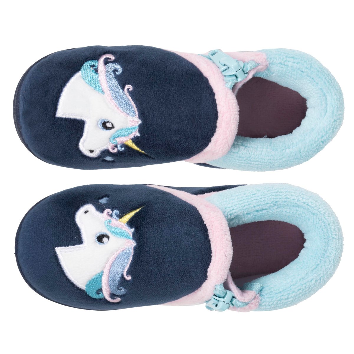 Chaussons Bottillons bleu, ISOTONER